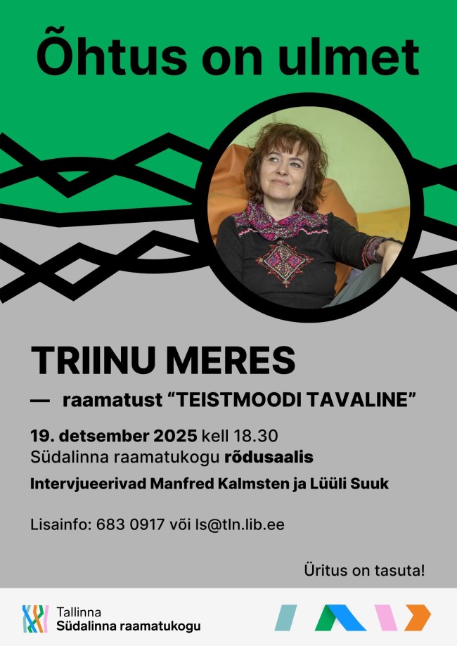Õhtus on ulmet Triinu Meres VEEBIposter Õhtus on ulmet Triinu Meres VEEBIposter