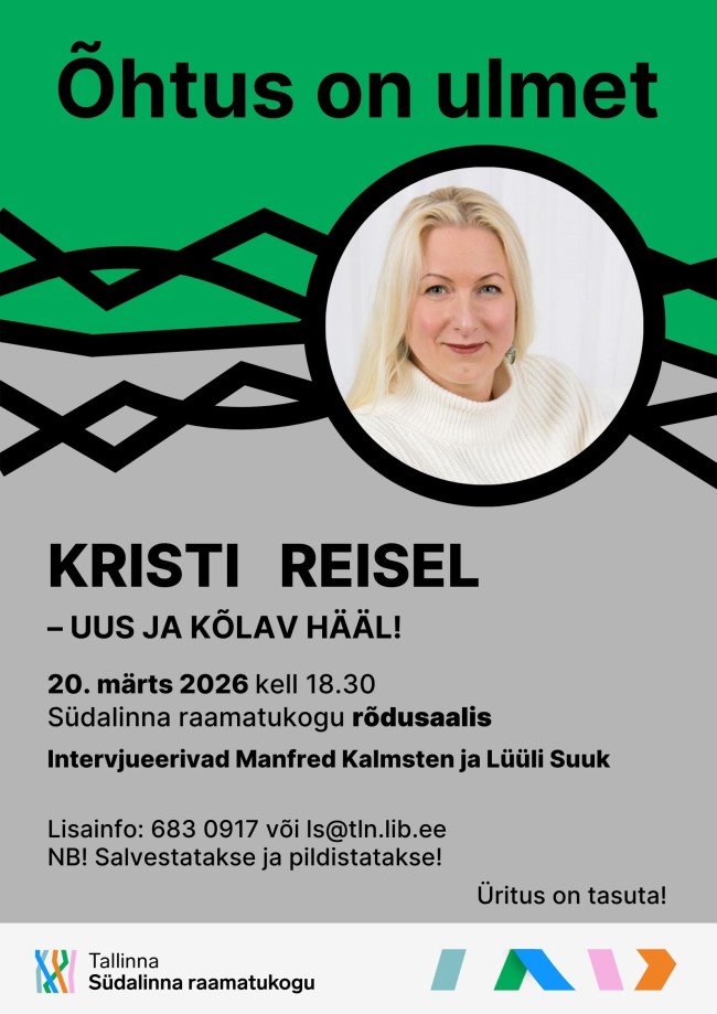 kroonika tulekul Õhtus on ulmet Kristi Reisel VEEBIposter kroonika tulekul Õhtus on ulmet Kristi Reisel VEEBIposter